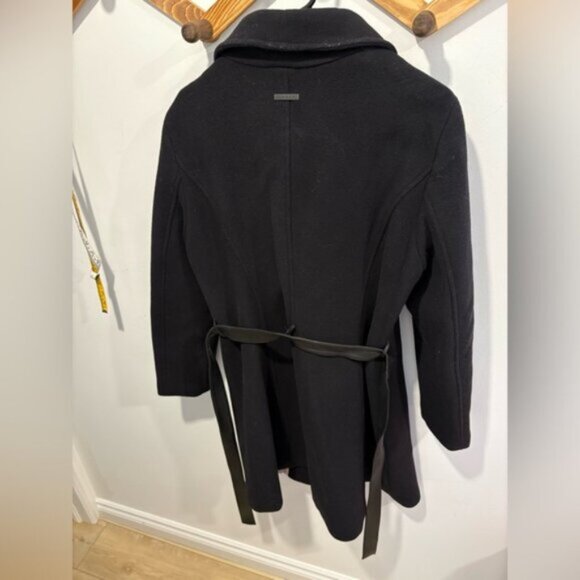 SOIA & KYO WOOL AND CASHMERE PEACOAT Black- - Picture 3 of 15